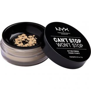 Пудра рассыпчатая NYX CAN'T STOP WON'T STOP SETTING POWDER №CSWSSP02 Light Medium