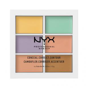 Палетка для лица NYX CONCEAL, CORRECT, CONTOUR PALETTE №3CPO4