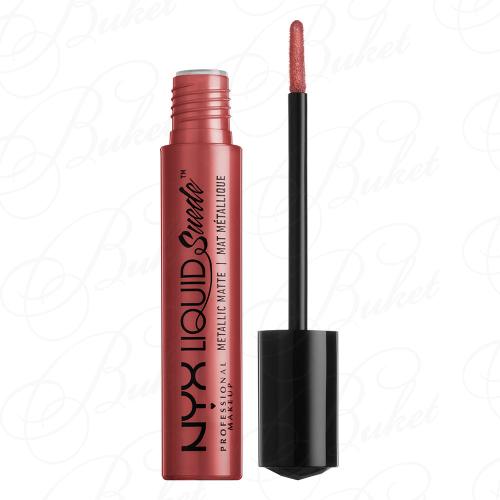Помада для губ NYX LIQUID SUEDE METALLIC MATTE №LSCL 30 Bella