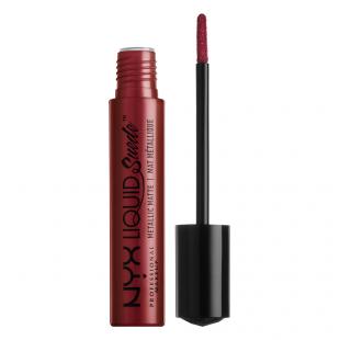 Помада для губ NYX LIQUID SUEDE METALLIC MATTE №LSCL 35 Biker Babe