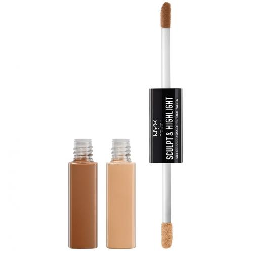 Корректор для лица NYX SCULPT & HIGHLIGHT FACE DUO SHFD 02 Almond/Light
