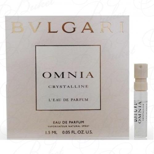 Пробники Bvlgari OMNIA CRYSTALLINE L`EAU DE PARFUM 1.5ml edp