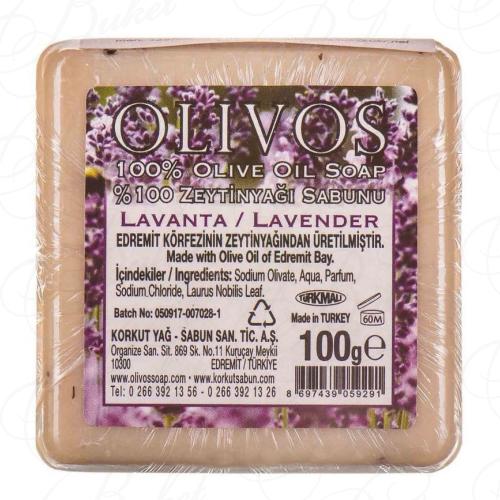 Мыло для лица, тела и волос Olivos Lavender 100g