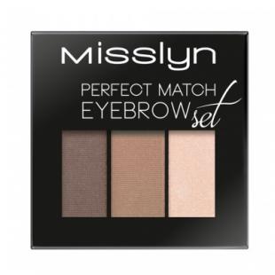 Набор для бровей MISSLYN MAKE UP PERFECT MATCH EYEBROW SET №08 Chocolate Shades