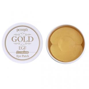 Патчи для области вокруг глаз PETITFEE GOLD & EGF EYE PATCH 60шт