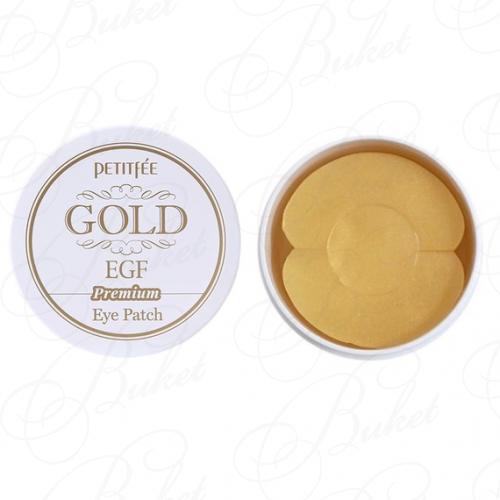 Патчи для области вокруг глаз PETITFEE GOLD & EGF EYE PATCH 60шт