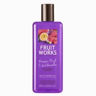 Гель для душа Fruit Works Bath & Shower Gel Passion Fruit & Watermelon 500ml