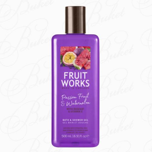 Гель для душа Fruit Works Bath & Shower Gel Passion Fruit & Watermelon 500ml