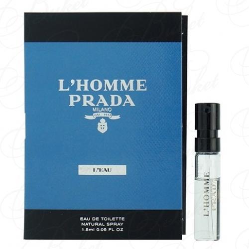Пробники Prada PRADA L`HOMME L`EAU 1.5ml edt