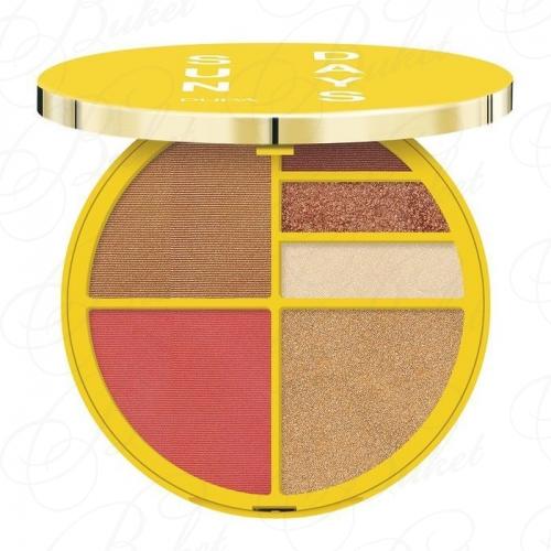 Палетка для лица PUPA MAKE UP SUN DAYS PALETTE №002 SunSet