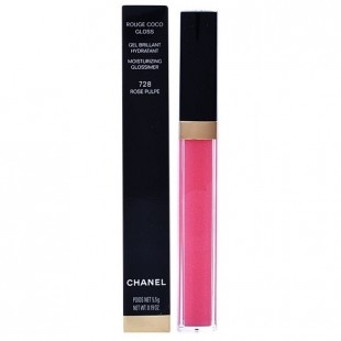 Блеск для губ CHANEL MAKE UP ROUGE COCO GLOSS №728 Rose Pulpe