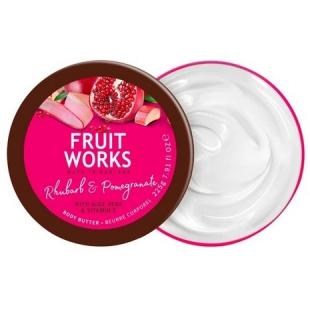 Масло для тела Fruit Works Body Butter Rhubarb & Pomegranate 225g