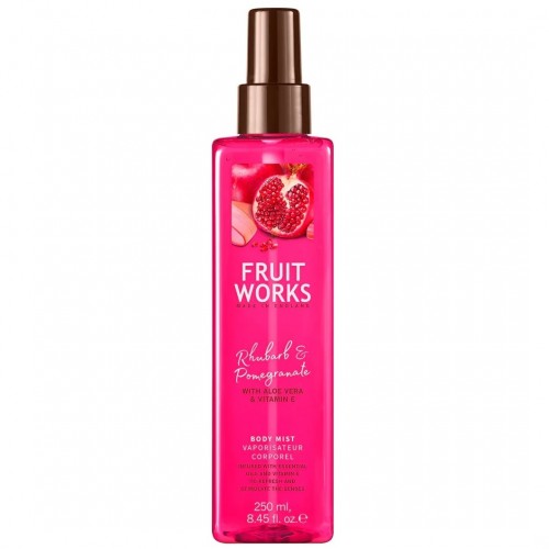 Спрей для тела Fruit Works Body Mist Rhubarb & Pomegranate 250ml