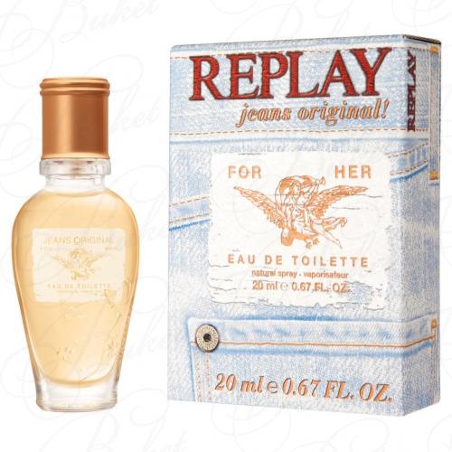 Туалетная вода Replay JEANS ORIGINAL FOR HER 20ml edt