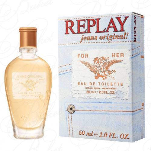 Туалетная вода Replay JEANS ORIGINAL FOR HER 60ml edt