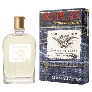 Replay JEANS ORIGINAL FOR HIM 75ml edt