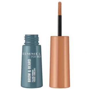 Пудра для бровей и бороды RIMMEL FOR MEN BROW & BEARD FILLING POWDER №01 Light Brown