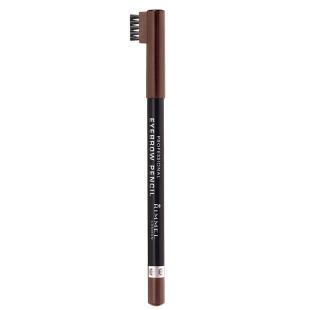 Карандаш для бровей RIMMEL EYEBROW PENCIL №01 Dark Brown