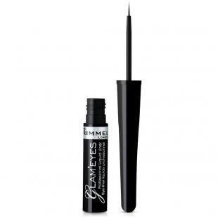 Подводка для век RIMMEL GLAM'EYES PROFESSIONAL LIQUID LINER №01 Black Glamour
