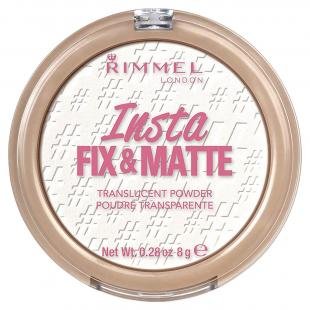 Пудра для лица RIMMEL INSTA FIX & MATTE POWDER №001 Translucent