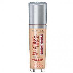 Тональный крем для лица RIMMEL LASTING FINISH BREATHABLE FOUNDATION №103 True Ivory