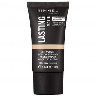 Тональный крем для лица RIMMEL LASTING MATTE FOUNDATION №010 Warm Porcelain