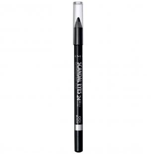 Карандаш для век RIMMEL SCANDALEYES 24HR Waterproof Gel Pencil №01 Black