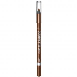 Карандаш для век RIMMEL SCANDALEYES 24HR Waterproof Gel Pencil №03 Brown