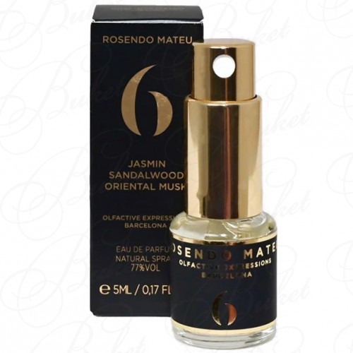Миниатюры Rosendo Mateu NO.6 JASMIN, SANDALWOOD, ORIENTAL MUSK 5ml edp