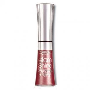 Блеск для губ L`OREAL MAKE UP GLAM SHINE DIAMANT №164 Ruby Carat/Рубиновый алмаз