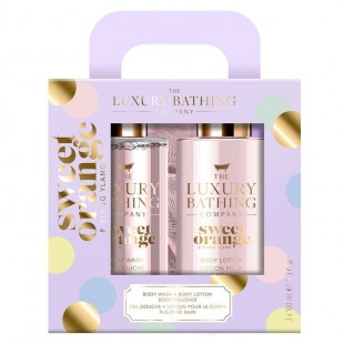 Набор подарочный Glamorous Glow (гель для душа 100ml+лосьон для тела 100ml) с ароматом иланг-иланга и апельсина