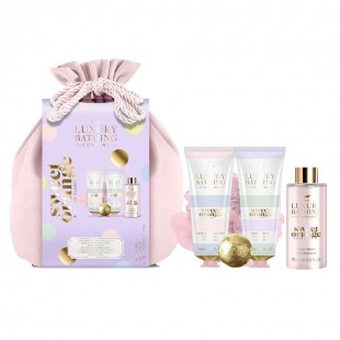 Набор Weekend Essentials (гель для душа 100ml+крем для тела 50ml+крем для рук 50ml+бомбочка для ванны 50g+мочалка) с ароматом иланг-иланга и апельсина