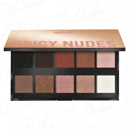 Палетка теней для век PUPA MAKE UP STORIES PALETTE №001 Spicy Nudes