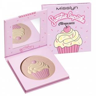 Хайлайтер для лица MISSLYN MAKE UP SWEETIE CUPCAKE TRIO HIGHLIGHTER №02 Holy Sprinkles