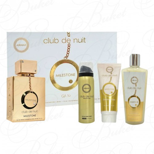 Набор STERLING CLUB DE NUIT MILESTONE SET (edp 105ml+sh/gel 100ml+deo 50ml+shampoo 250ml)