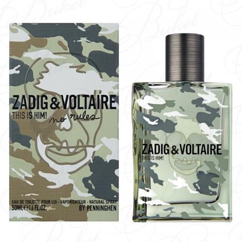 Туалетная вода Zadig & Voltaire THIS IS HIM NO RULES 50ml edt