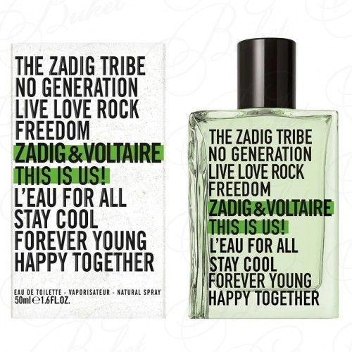 Туалетная вода Zadig & Voltaire THIS IS US! L`EAU FOR ALL 50ml edt