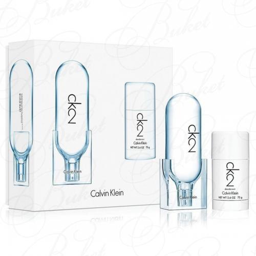 Набор Calvin Klein CK2 SET (edt 100ml+deo-stick 75ml) 