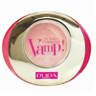 COLLECTION Тени для век PUPA MAKE UP VAMP! WET & DRY EYESHADOW BAKED DOT SHOCK №406 Nude Beige