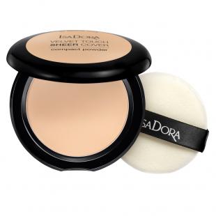 Пудра для лица ISADORA MAKE UP VELVET TOUCH SHEER COVER COMPACT POWDER №41 Neutral Ivory