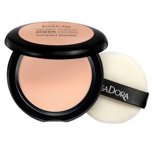 Пудра для лица ISADORA MAKE UP VELVET TOUCH SHEER COVER COMPACT POWDER №43 Cool Sand