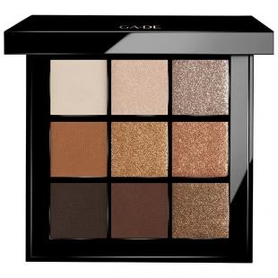 Палитра теней для век JA-DE MAKE UP VELVETEEN EYESHADOW PALETTE №48 The Golden Glow