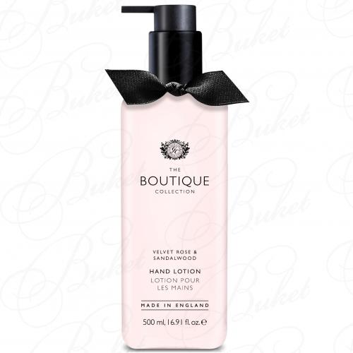 Лосьон для рук и ногтей The Boutique Collection Hand Lotion Velvet Rose & Sandalwood 500ml