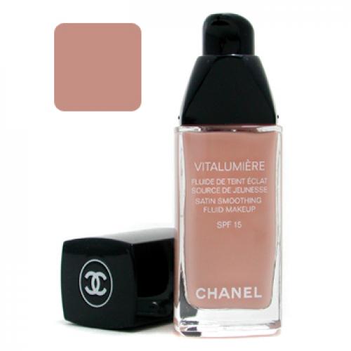 Тональный крем CHANEL MAKE UP VITALUMIERE SATIN SMOOTHING FLUID MAKEUP №45 Rose
