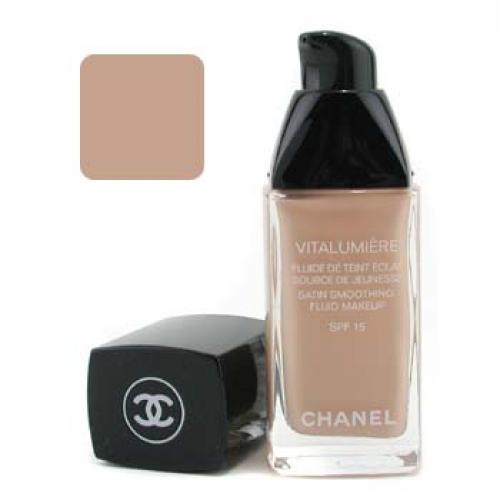 Тональный крем CHANEL MAKE UP VITALUMIERE SATIN SMOOTHING FLUID MAKEUP №25 Petale