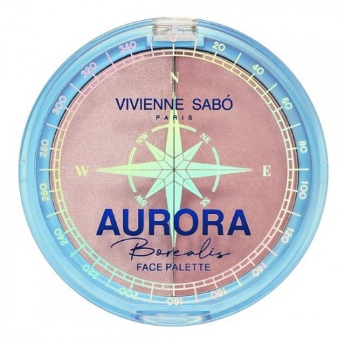 Палетка для лица VIVIENNE SABO AURORA BOREALIS FACE PALETTE