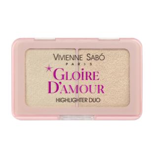 Хайлайтер для лица VIVIENNE SABO GLOIRE D`AMOUR HIGHLIGHTER DUO №01 Светло-розовый