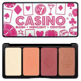 Румяна для лица W7 CASINO FACE PALETTE