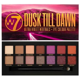 Палетка теней для век W7 DUSK TILL DAWN 