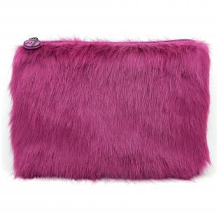 Косметичка W7 LARGE FURRY BAG Purple